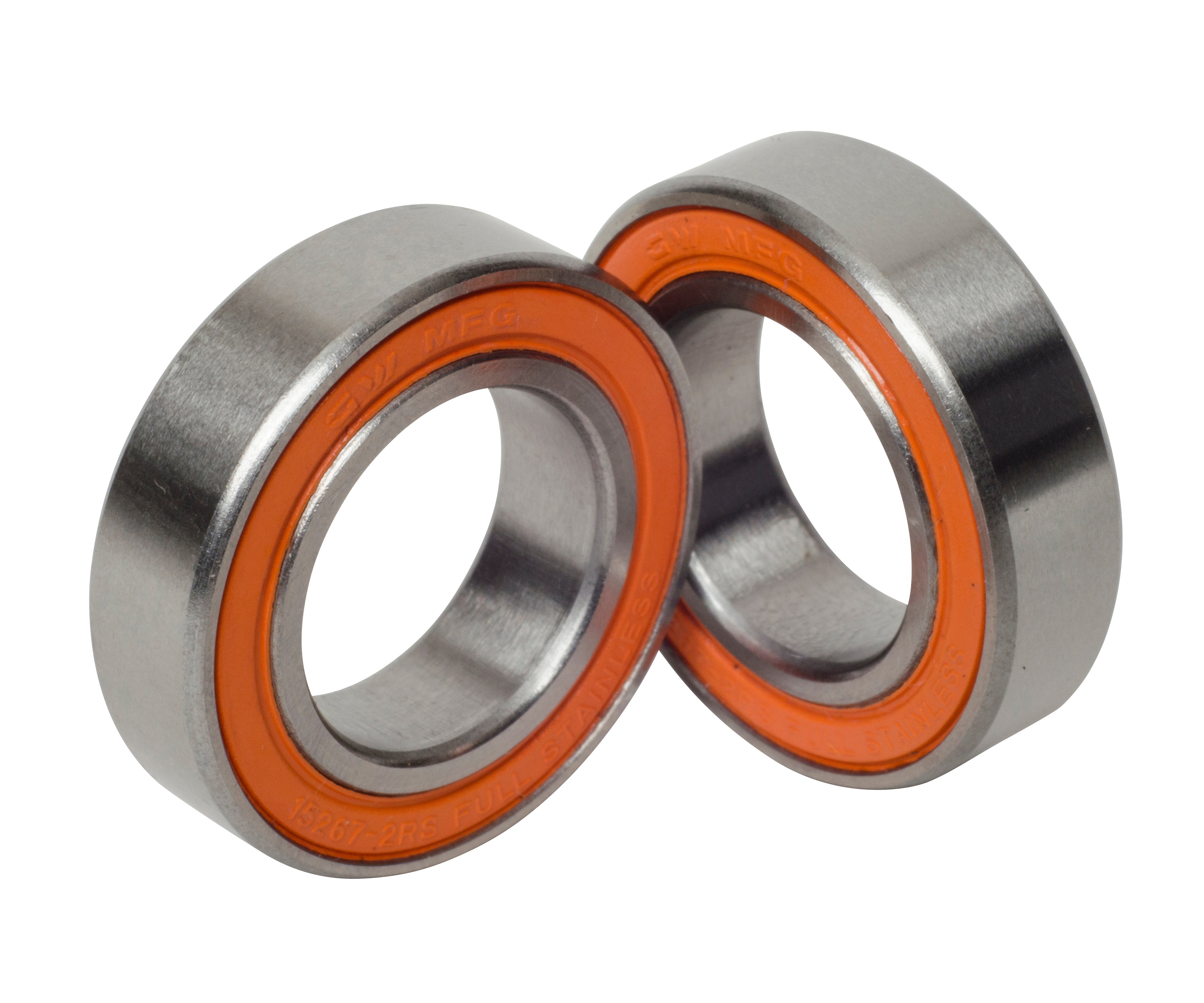 KIT, BEARING, #15267, 15X26X7MM, STAINLESS (ORANGE) 2PC – Stan's