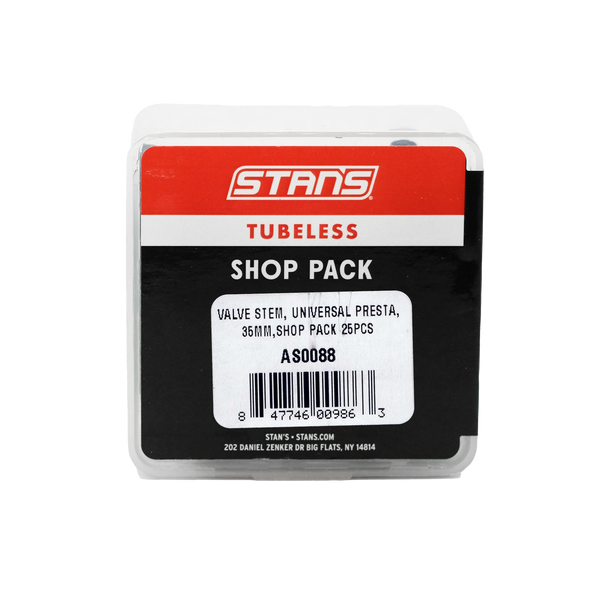 Shop Pack, Universal Valve, 35mm, Shop Pack, 25pcs – Stan's