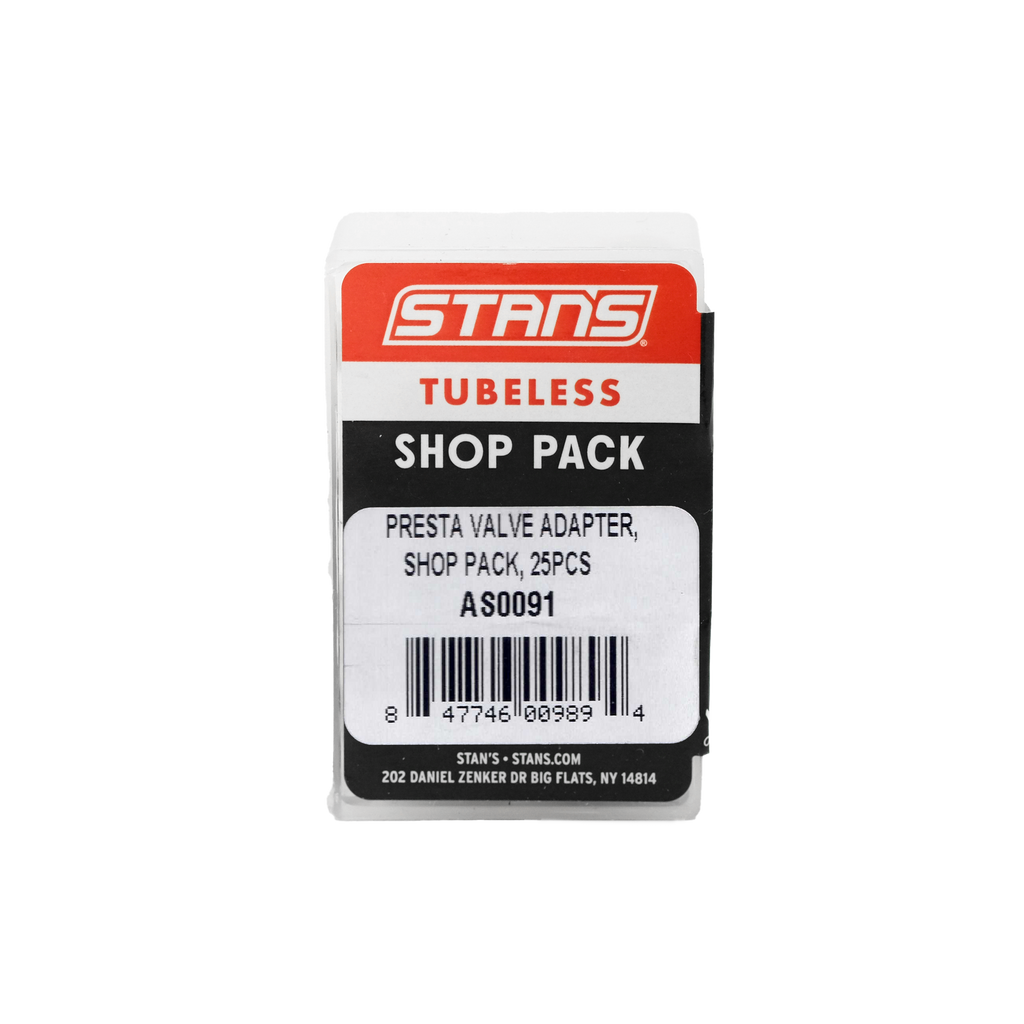 Presta Valve Adapter, Shop Pack, 25pcs – Stan's
