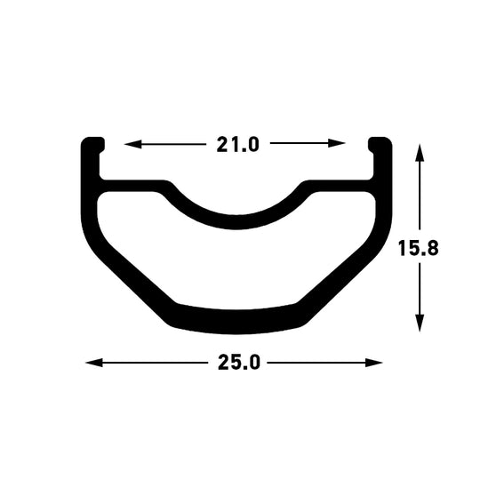 Rapid 25 Rim