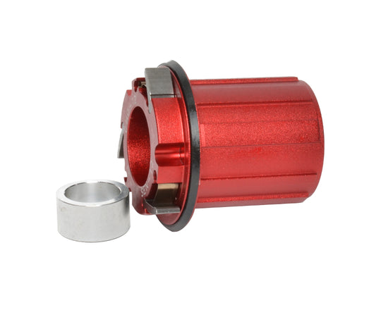 FREEHUB, STANS, 3.30Ti, STAINLESS STEEL BEARINGS, SHIMANO, RED