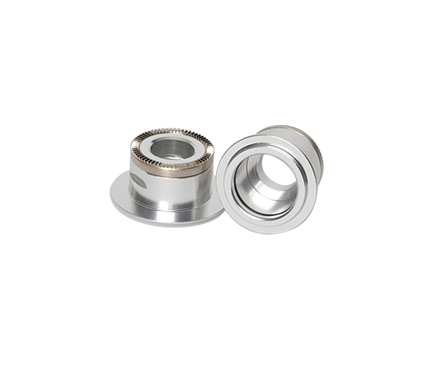 END CAPS, REAR, STANS, 3.30/3.30Ti, 10X135 THRU, WITH KNURLED STEEL INSERT, TYPE 2 AXLE ONLY SHIMANO