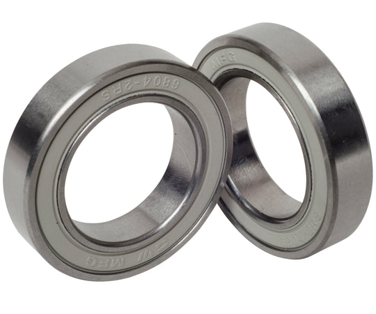 KIT, BEARING, #6804, 20X32X7MM, CHROME (GRAY) 2PC